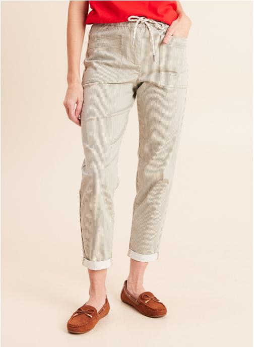 Bréal Pantalons droit PEBAT femme blanc