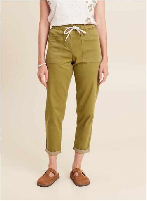 Bréal Pantalons droit PEBAT femme vert