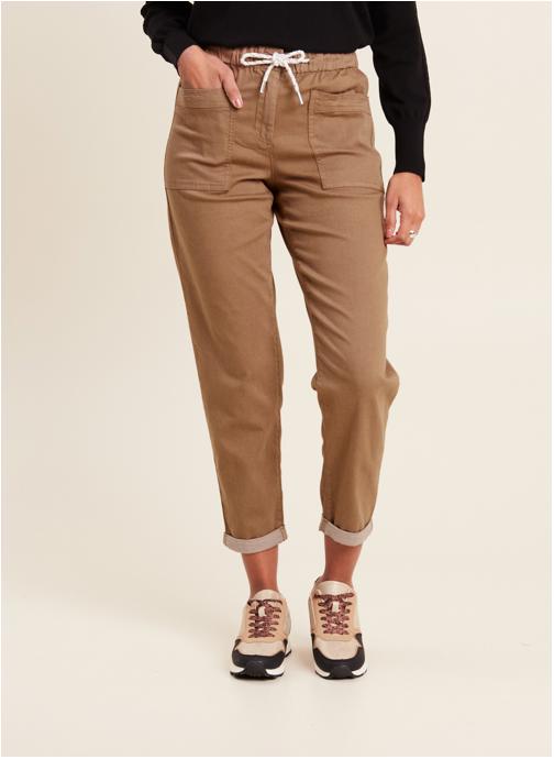Bréal Pantalons droit PEBAT femme marron