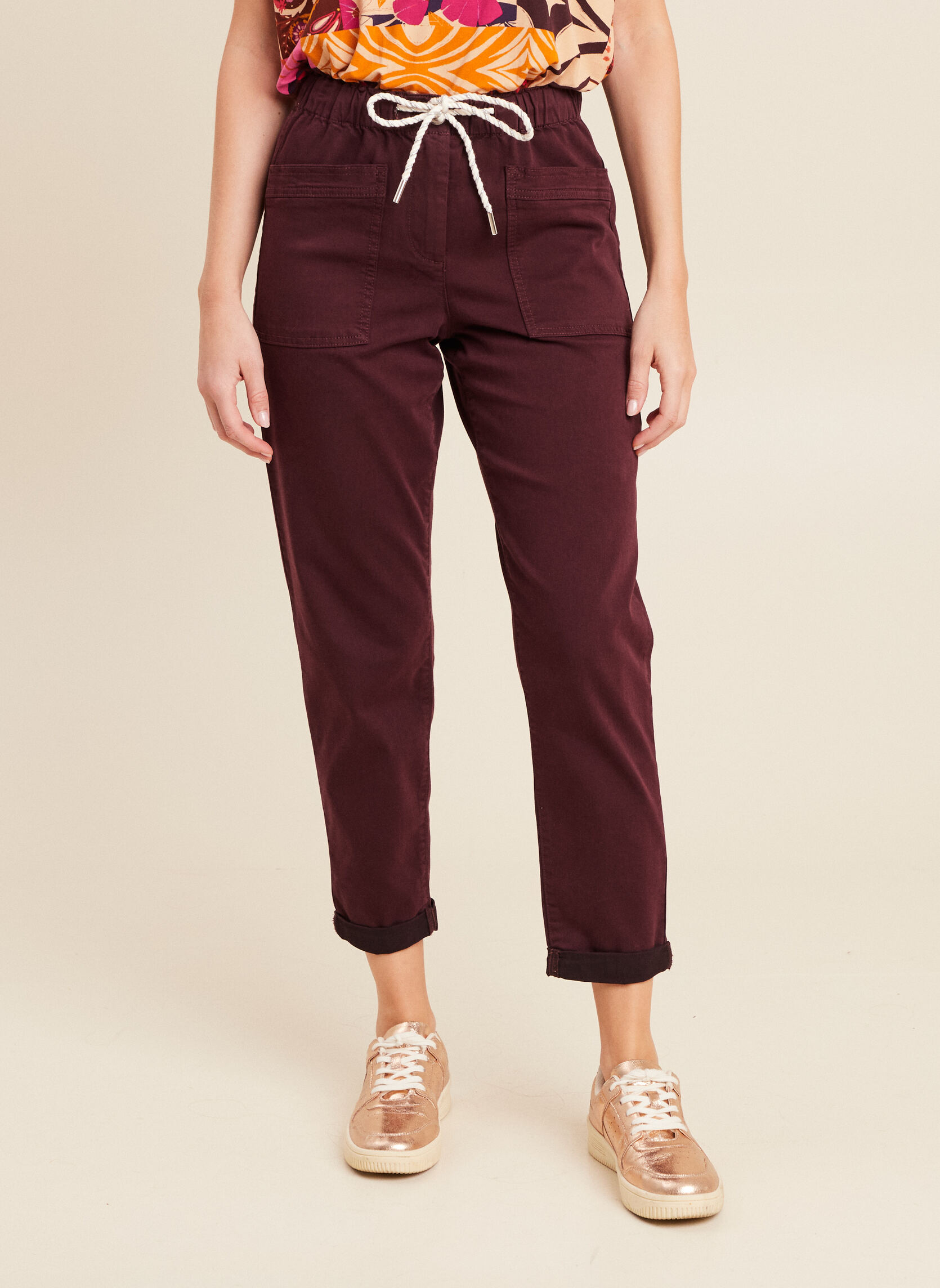 Pantalons droit PEBAT femme bordeaux Bréal Pantalons droit PEBAT femme bordeaux Bordeaux