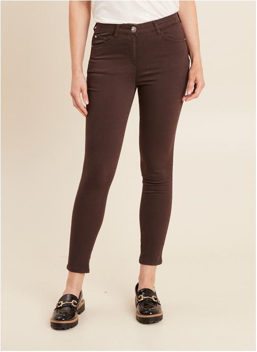 Bréal Pantalons droit PESUBLIME femme marron
