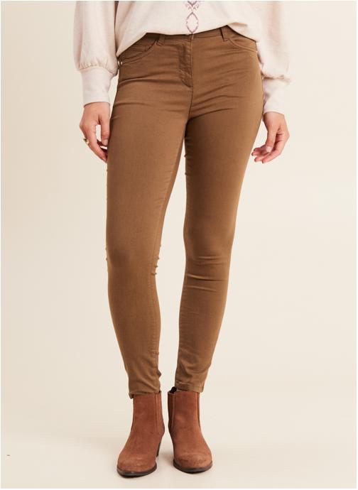 Bréal Pantalons droit PESUBLIME femme marron