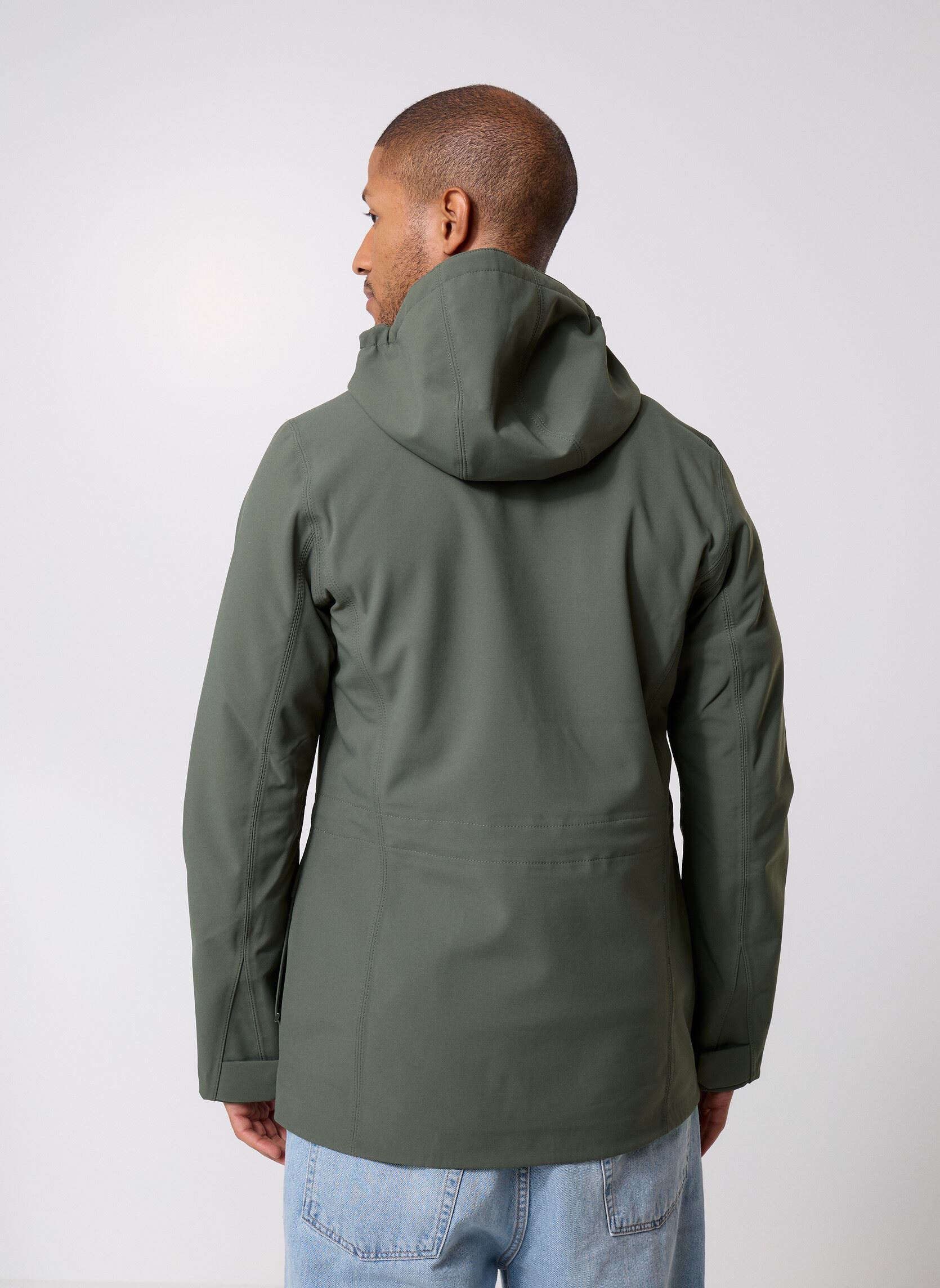 Vestes imperméables Manphy Bonded homme vert K-Way Vestes imperméables Manphy Bonded homme vert GREEN BLACKISH - BLUE DEPTH
