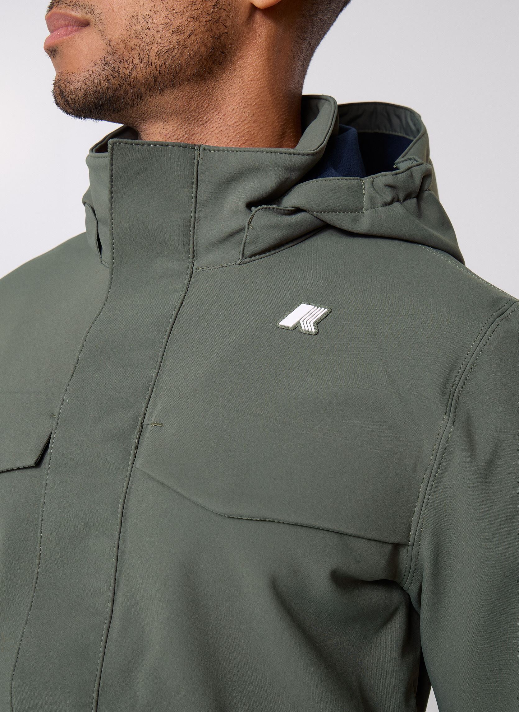 Vestes imperméables Manphy Bonded homme vert K-Way Vestes imperméables Manphy Bonded homme vert GREEN BLACKISH - BLUE DEPTH