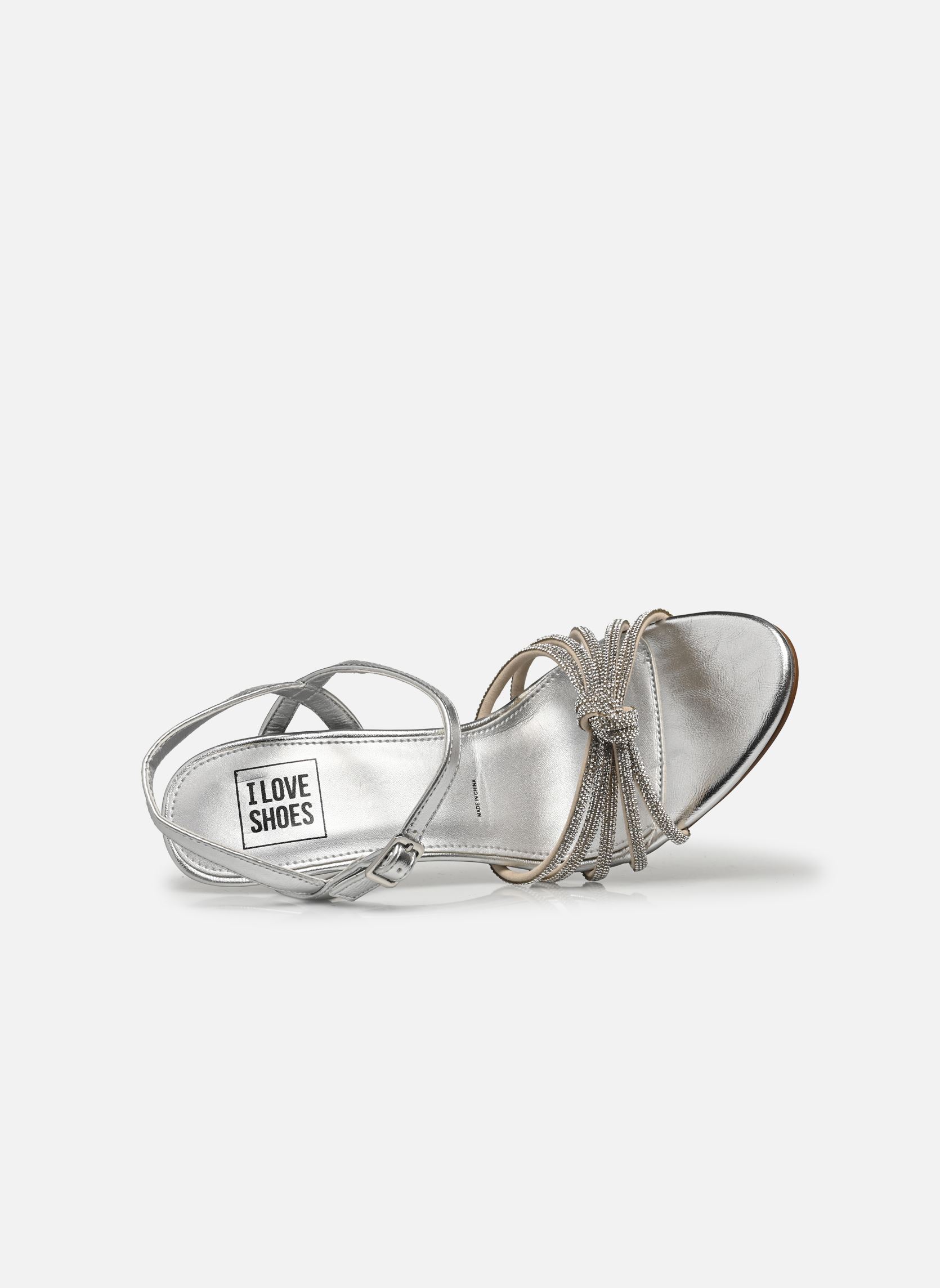 Sandalen Sandales JANETTE damen silber I Love Shoes Sandalen Sandales JANETTE damen silber Argent