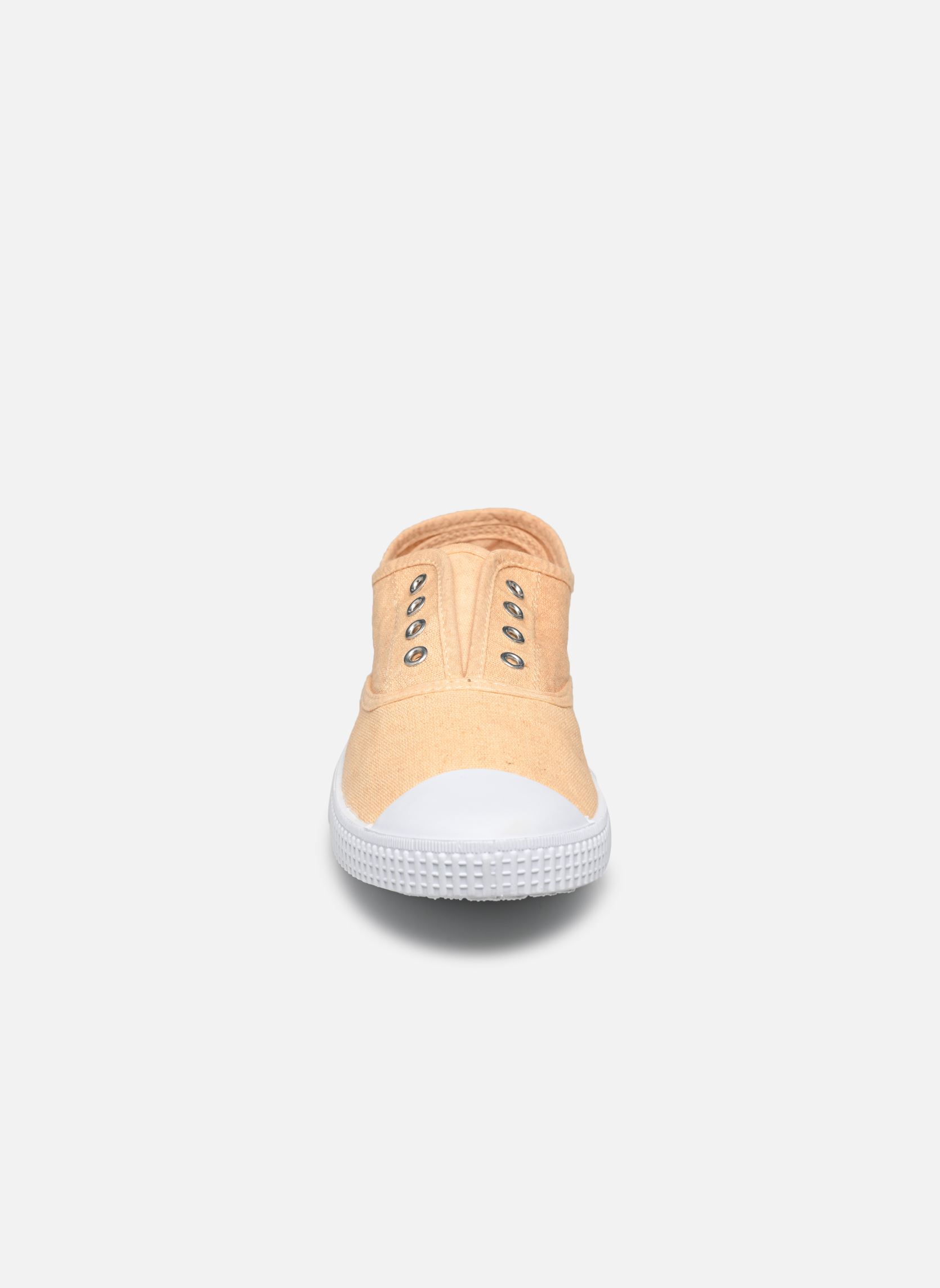 Baskets toile MOUNA femme orange I Love Shoes Baskets toile MOUNA femme orange Rose