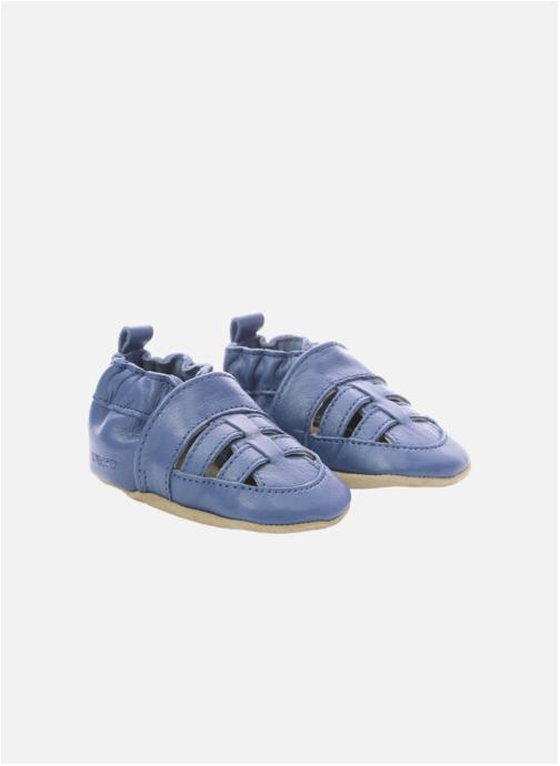 Chaussons Bébé Robeez Sandiz En Cuir Souple - Semelle Souple Pour Développement Naturel