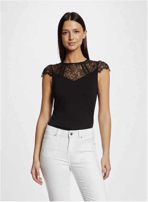 Morgan Tee-shirts 232-DGIULIA femme noir