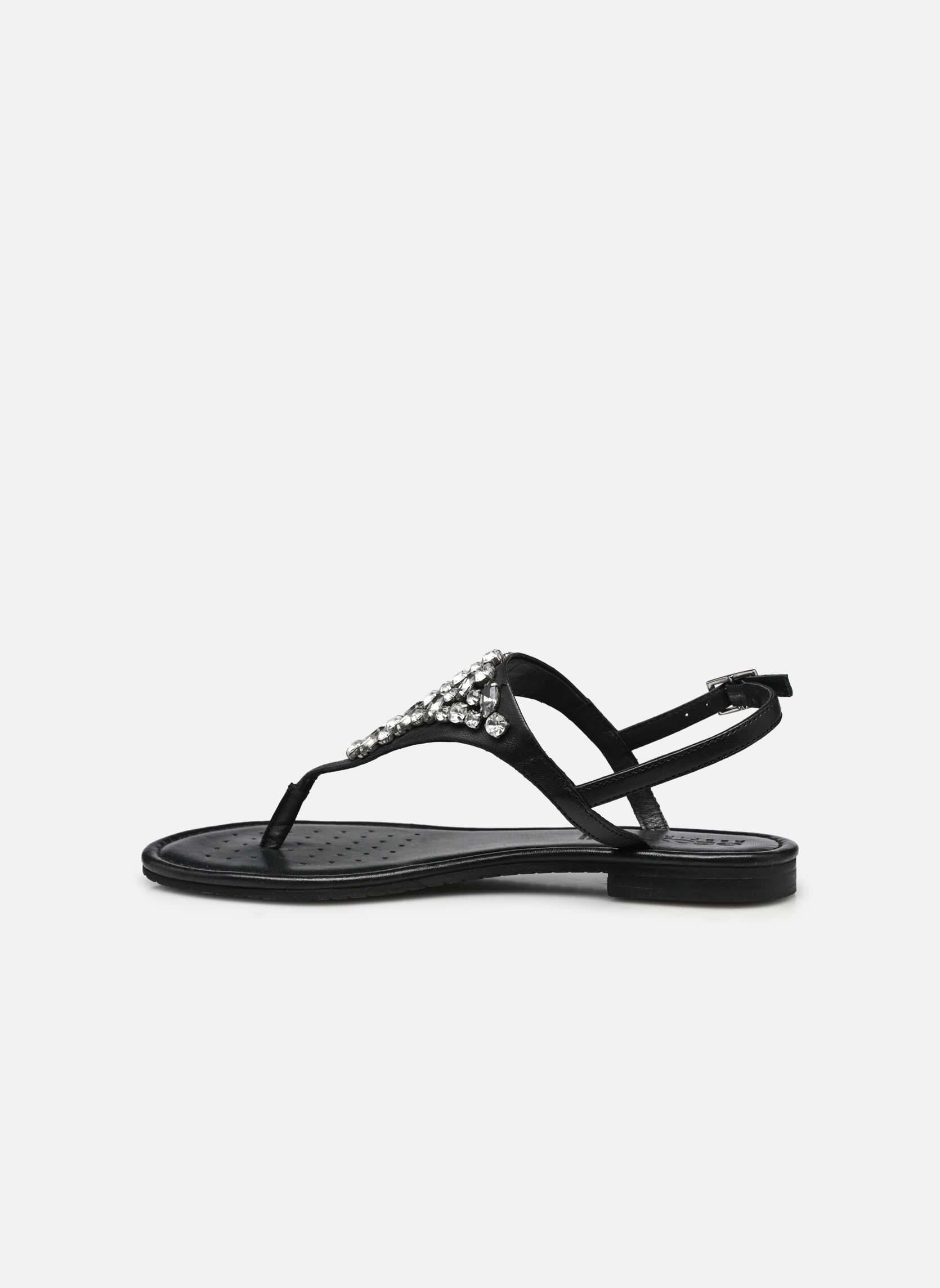 Sandali D SOZY ST-NAPPA SHEEP LEA donna nero Geox Sandali D SOZY ST-NAPPA SHEEP LEA donna nero Black