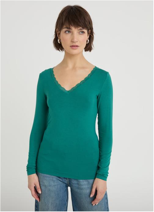 Cache Cache Tee-shirts LPODENT femme vert