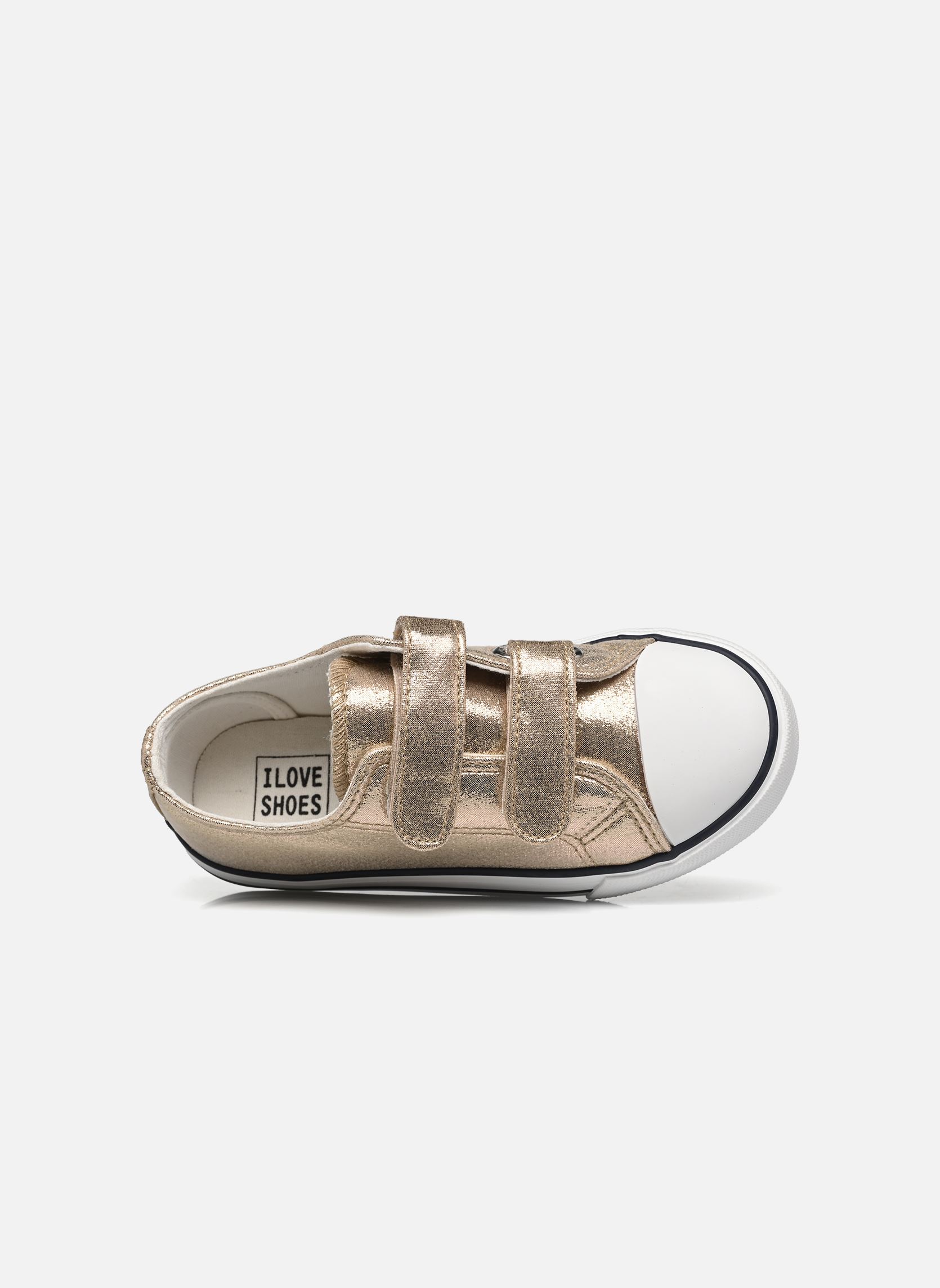 Niedrige Sneaker Baskets GOSCRAP mädchen gold und bronze I Love Shoes Niedrige Sneaker Baskets GOSCRAP mädchen gold und bronze MÉTAL DORÉ