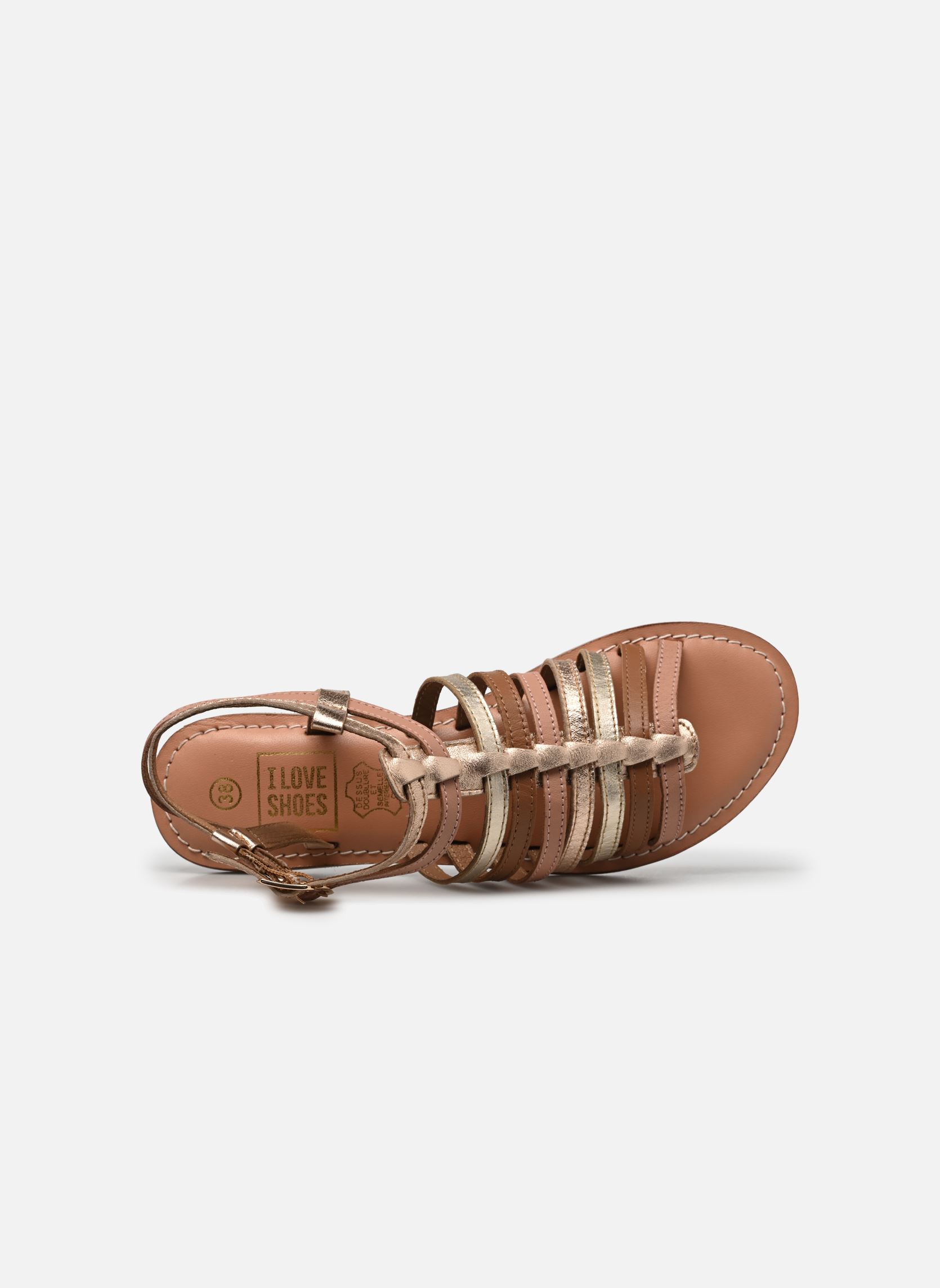 Flache Sandalen KOPINA LEATHER damen mehrfarbig I Love Shoes Flache Sandalen KOPINA LEATHER damen mehrfarbig DORÉ
