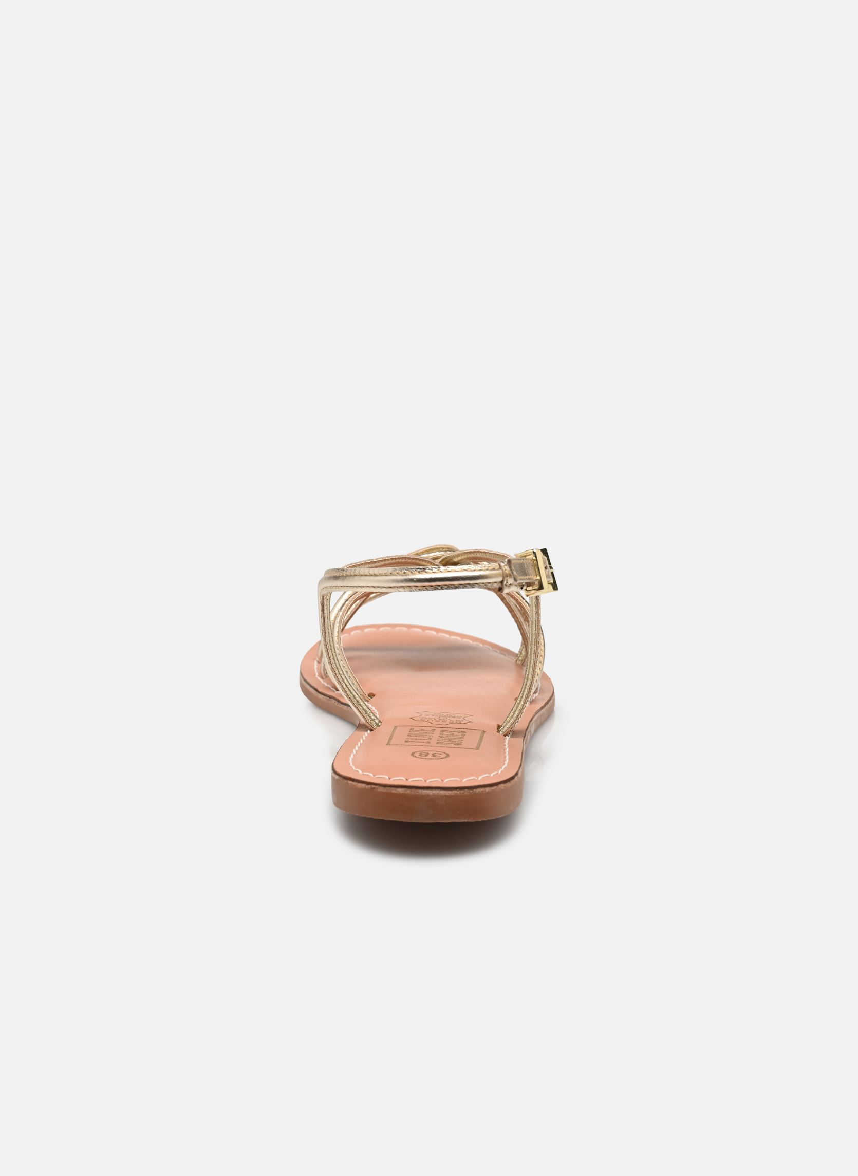 Sandales plates KELU LEATHER femme or et bronze I Love Shoes Sandales plates KELU LEATHER femme or et bronze DORÉ