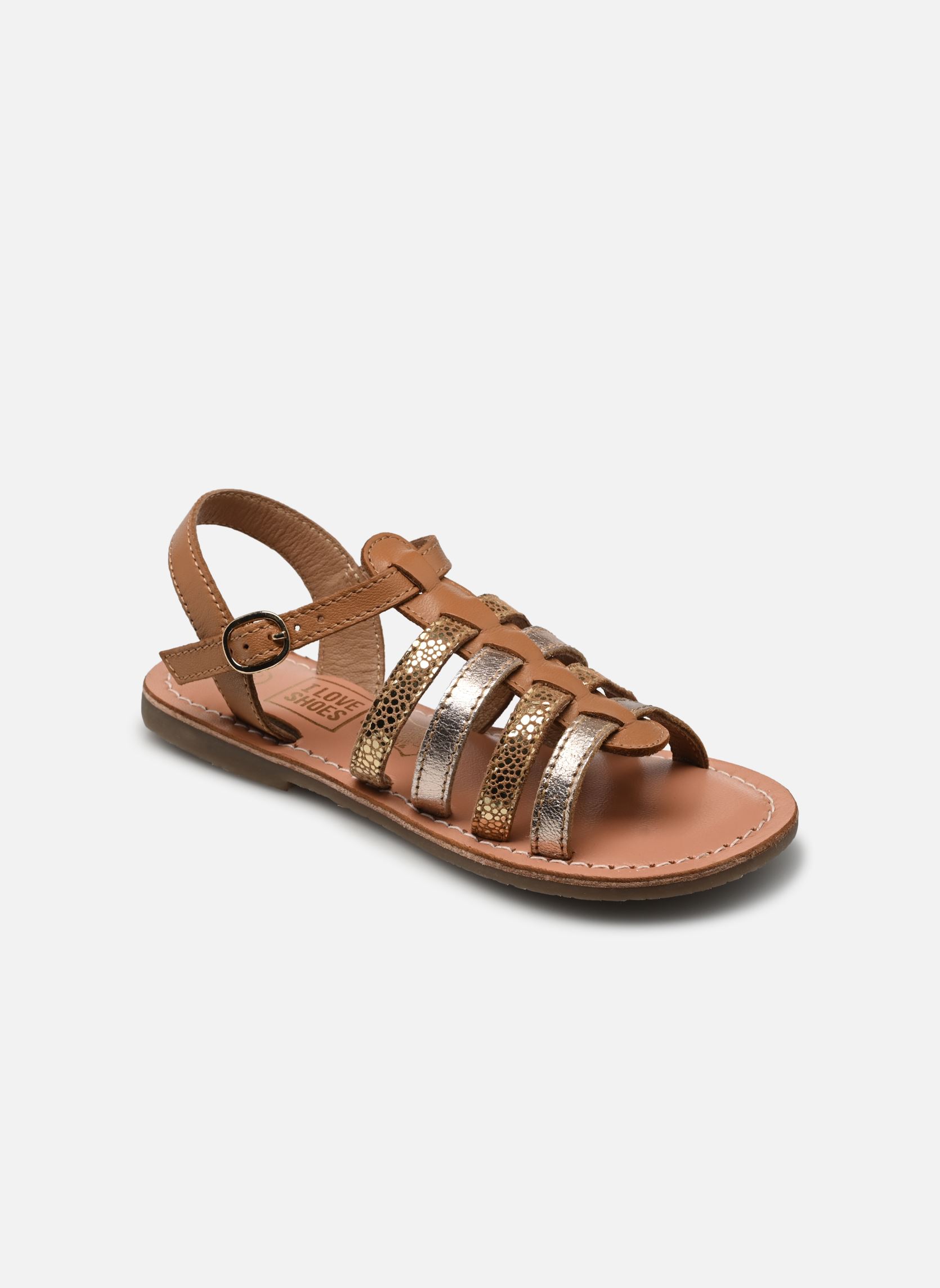 Sandales Sandales KATI LEATHER fille marron I Love Shoes Sandales Sandales KATI LEATHER fille marron COGNAC