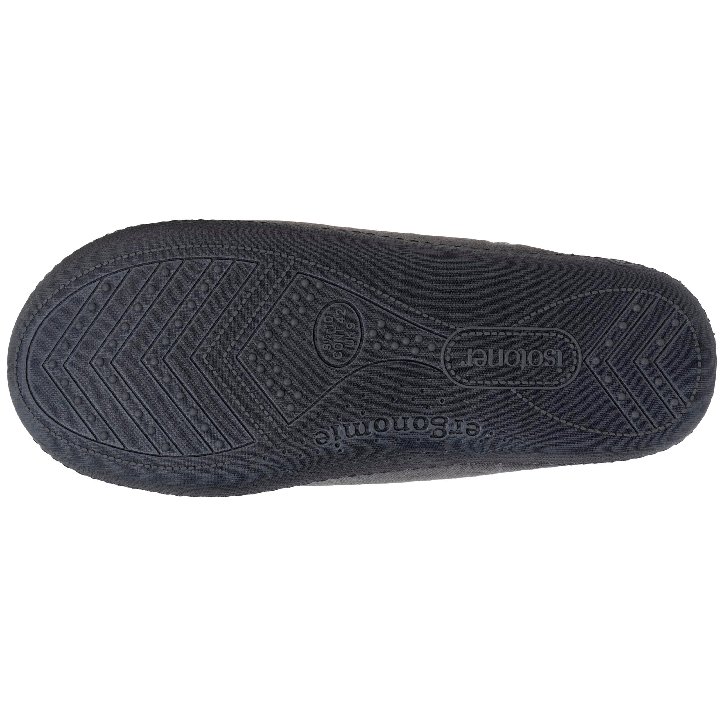 Chaussons Chaussons mules Homme Marine homme gris Isotoner Chaussons Chaussons mules Homme Marine homme gris Gris chiné