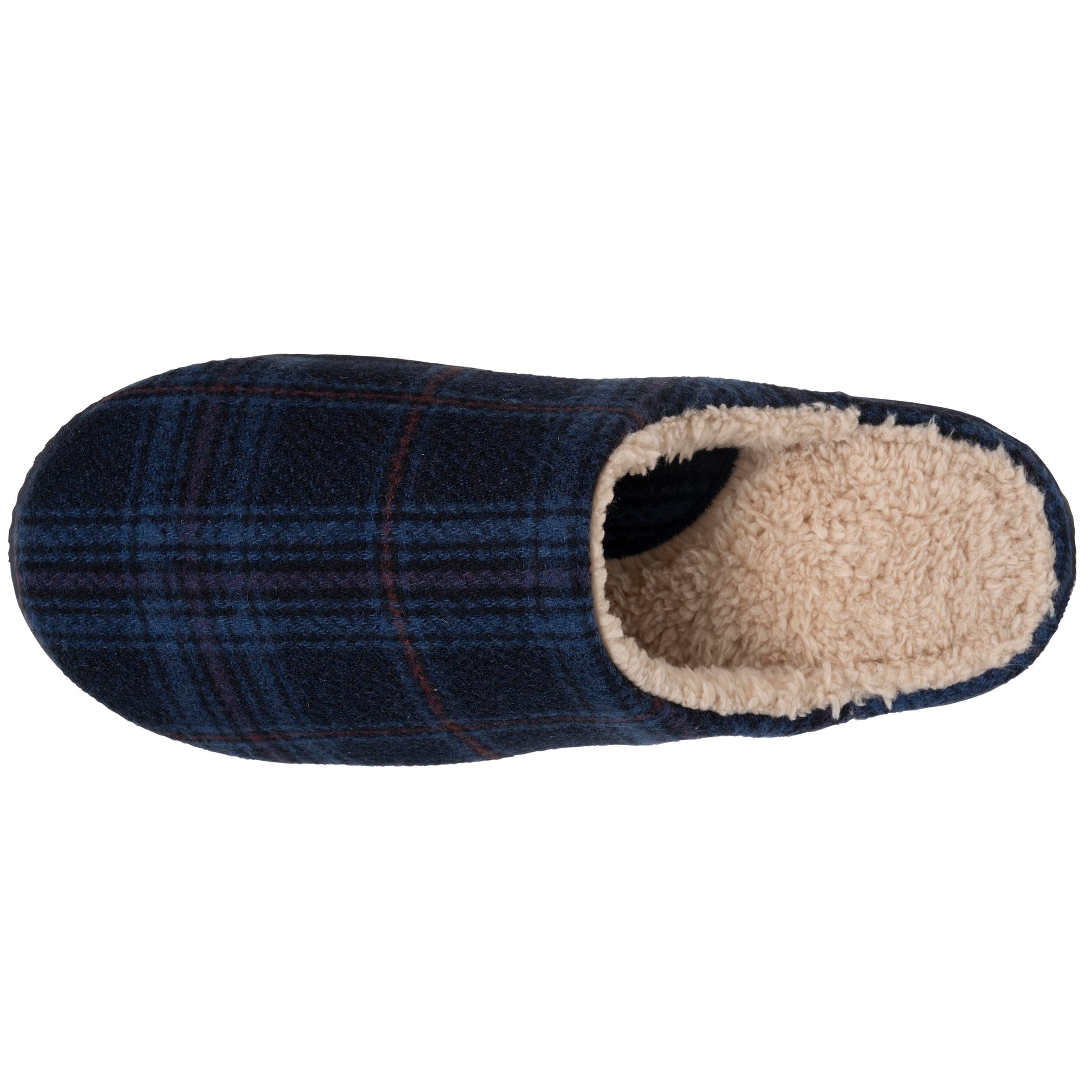 Chaussons Chaussons mules Homme Gris chiné homme bleu Isotoner Chaussons Chaussons mules Homme Gris chiné homme bleu Bleu