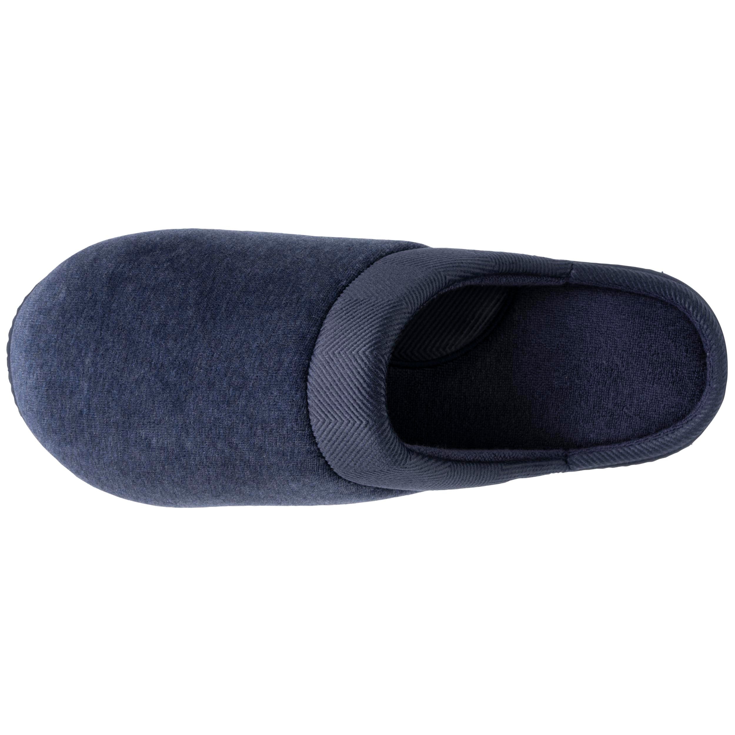 Chaussons Chaussons mules Homme Gris chiné homme bleu Isotoner Chaussons Chaussons mules Homme Gris chiné homme bleu Bleu marine
