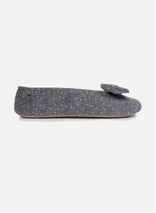 Isotoner Chaussons Chaussons ballerines Femme Grand Nœud Rouge femme gris