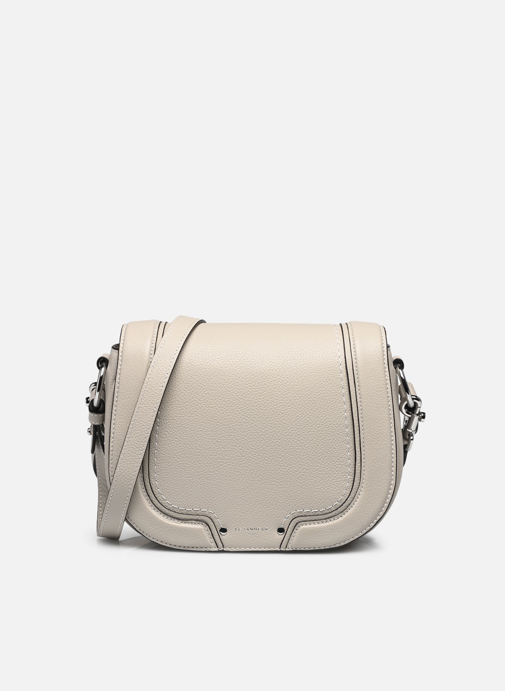 Sacs bandoulière Ella Medium Crossbody Bag femme gris Le Tanneur Sacs bandoulière Ella Medium Crossbody Bag femme gris GALET