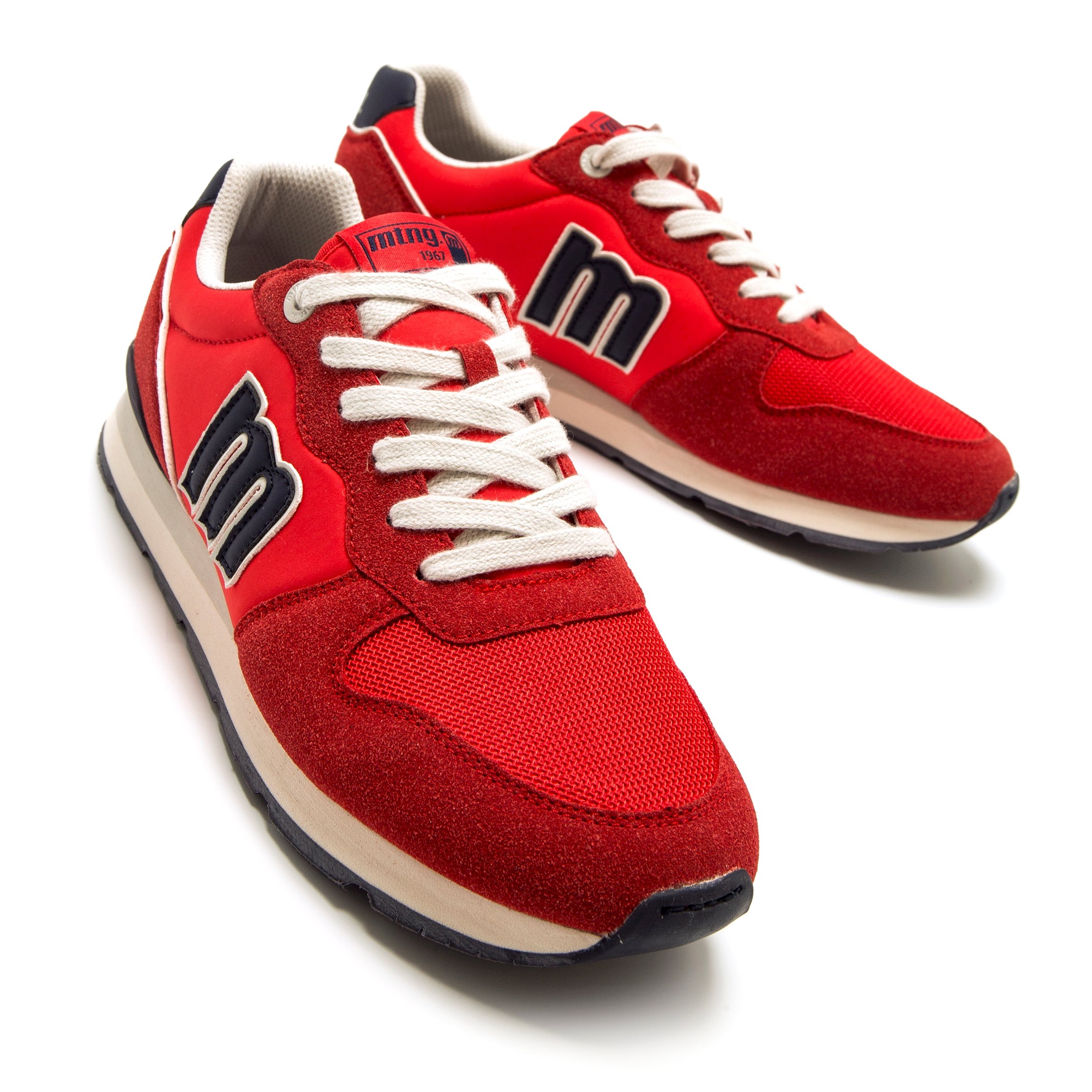 Baskets basses Sneakers Homme MTNG JOGGO blanc homme rouge MTNG Baskets basses Sneakers Homme MTNG JOGGO blanc homme rouge Rouge chiné