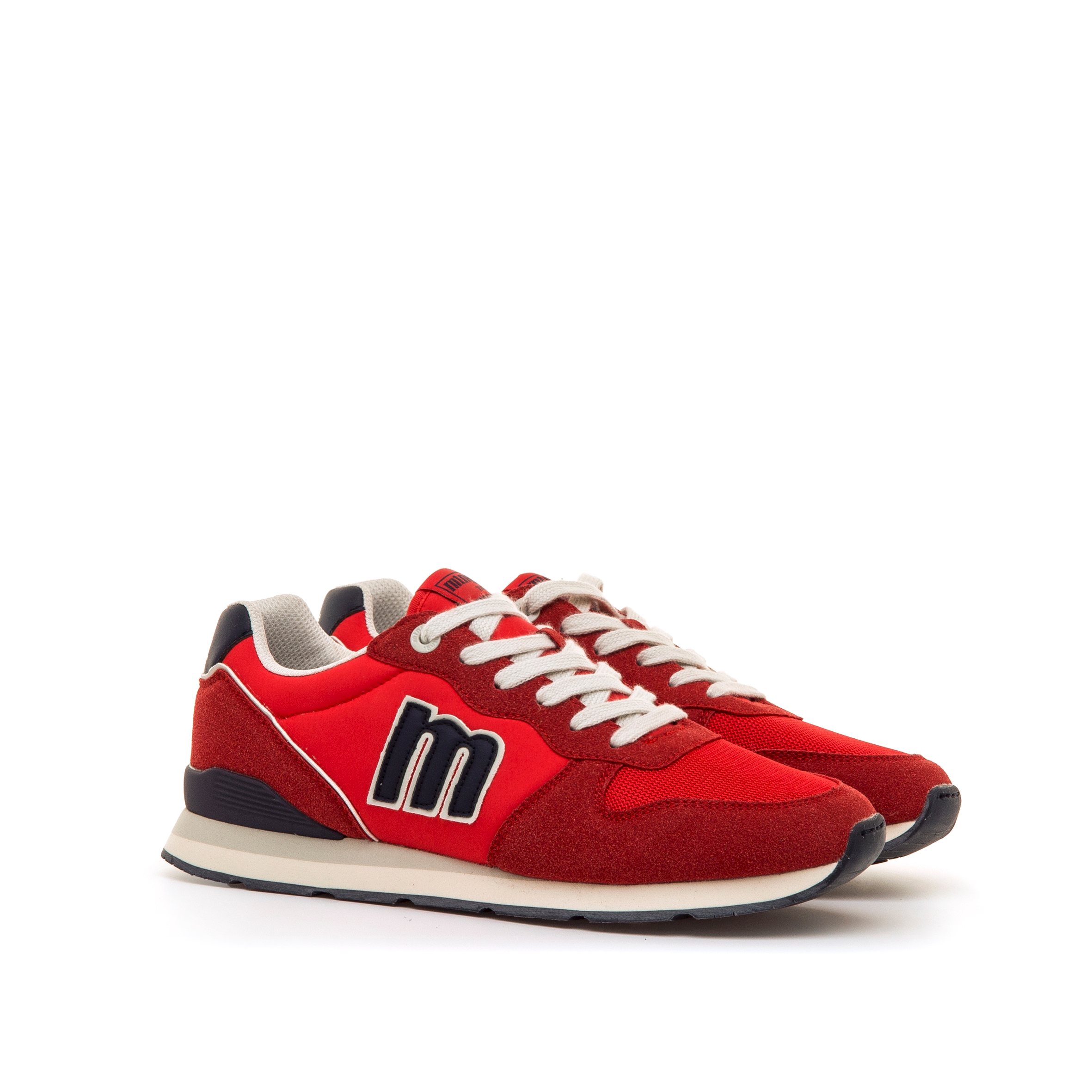 Baskets basses Sneakers Homme MTNG JOGGO blanc homme rouge MTNG Baskets basses Sneakers Homme MTNG JOGGO blanc homme rouge Rouge chiné