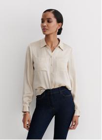 Chemises SK000-JEANNEB femme beige Caroll Chemises SK000-JEANNEB femme beige Beige