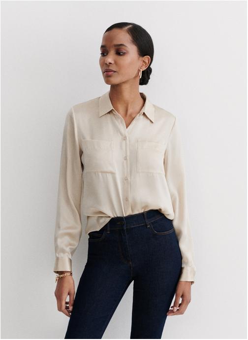 Caroll Chemises SK000-JEANNEB femme beige