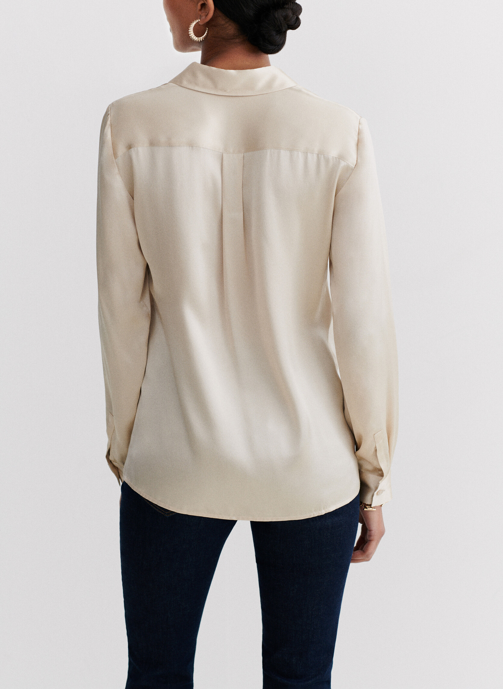 Chemises SK000-JEANNEB femme beige Caroll Chemises SK000-JEANNEB femme beige Beige