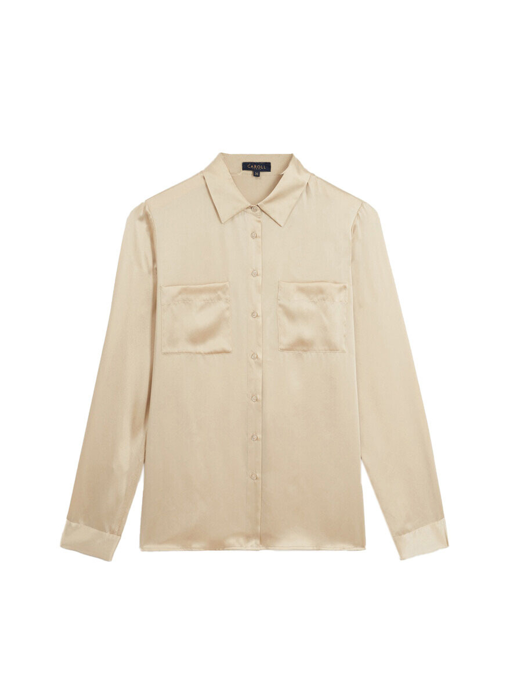 Chemises SK000-JEANNEB femme beige Caroll Chemises SK000-JEANNEB femme beige Beige