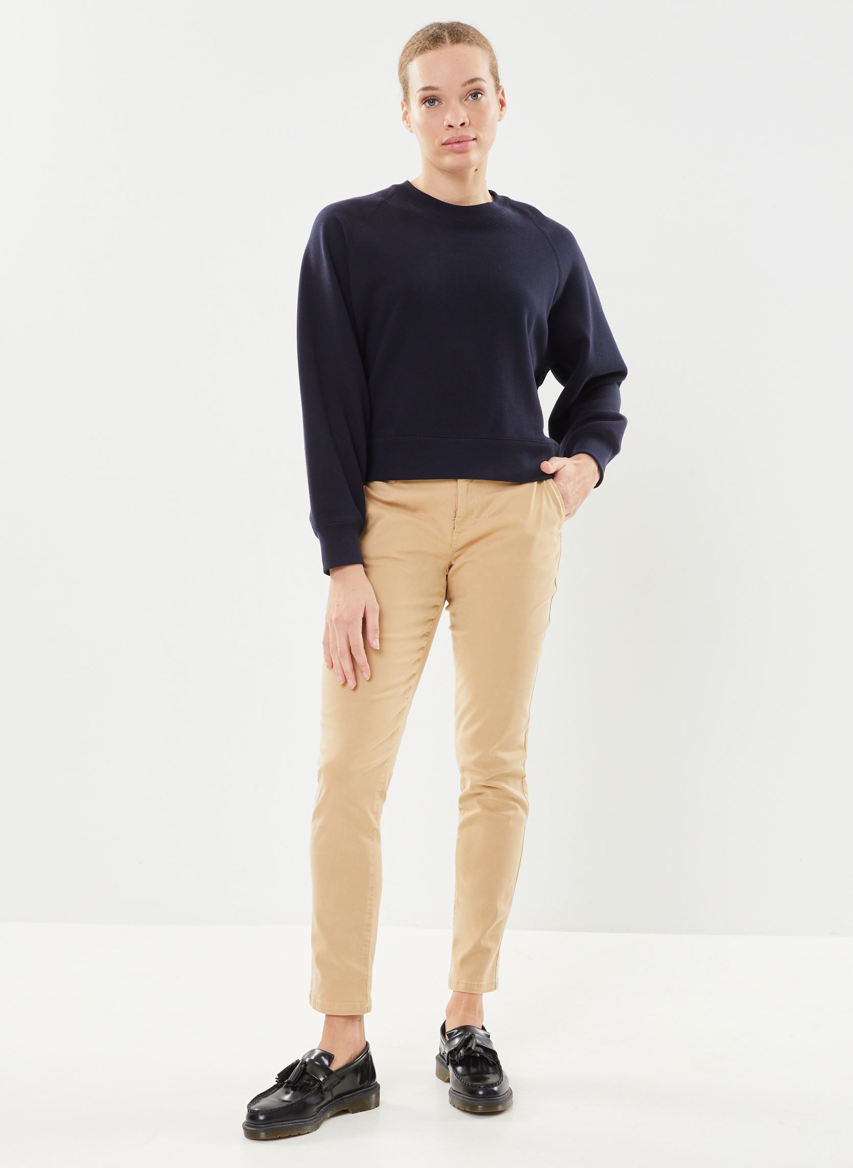 Pantalons chinos PINO femme beige Georgia Rose Pantalons chinos PINO femme beige CROISSANT
