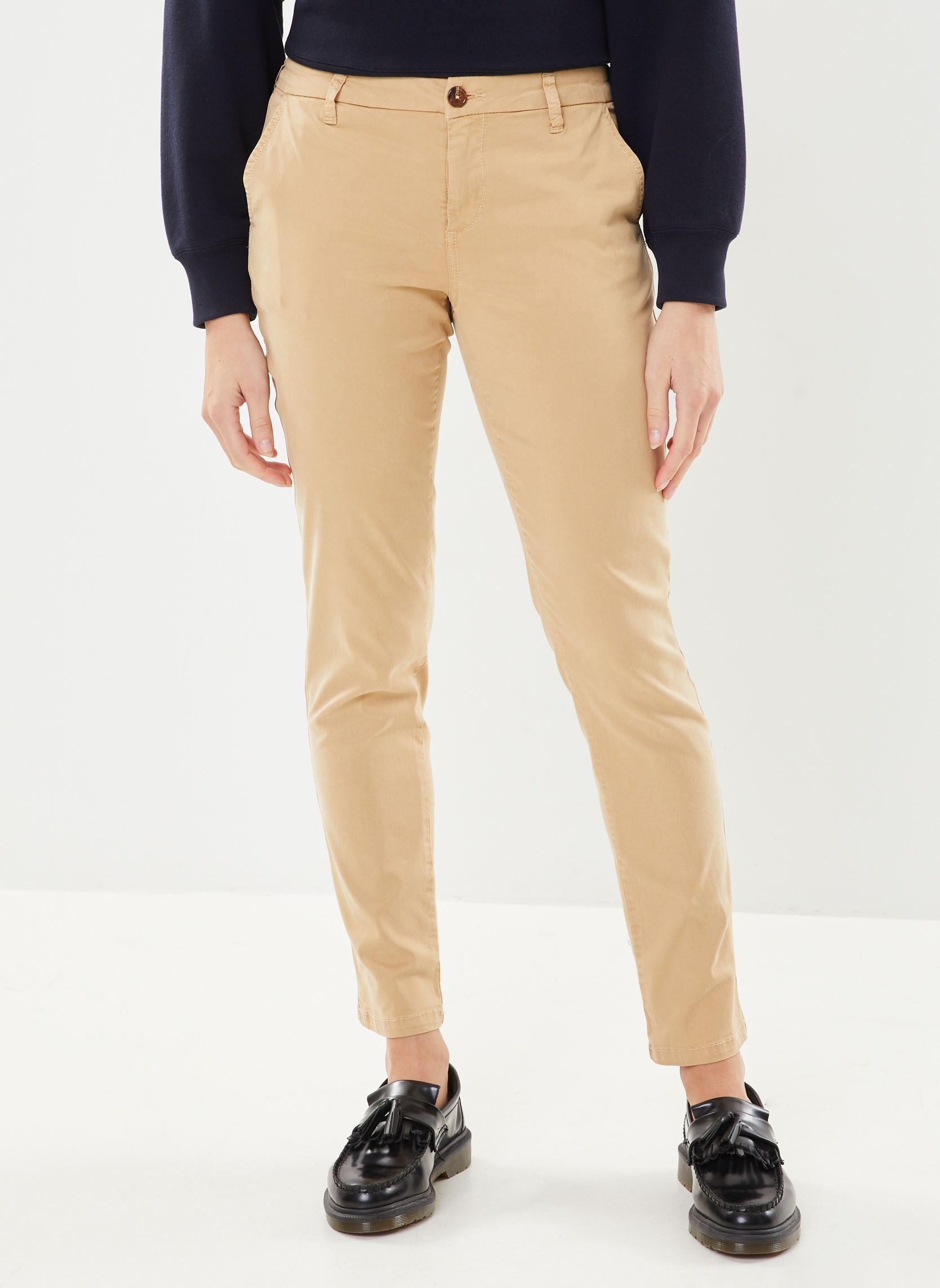 Pantalons chinos PINO femme beige Georgia Rose Pantalons chinos PINO femme beige CROISSANT