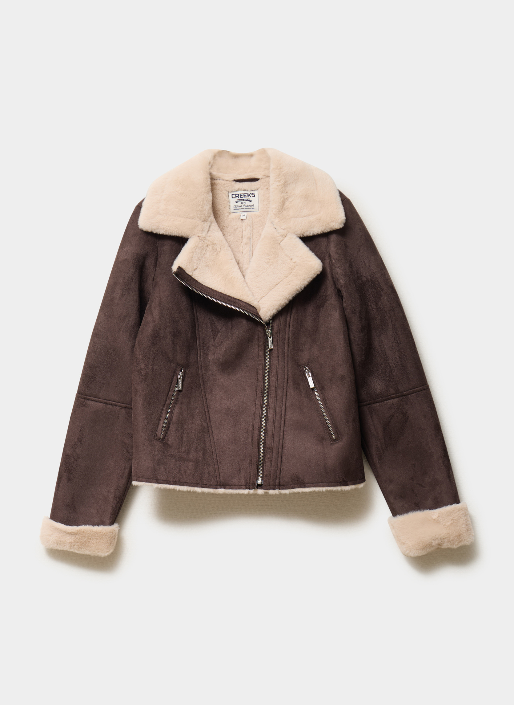 Blousons CRE3_GAVIAT femme marron CREEKS Blousons CRE3_GAVIAT femme marron Marron mat