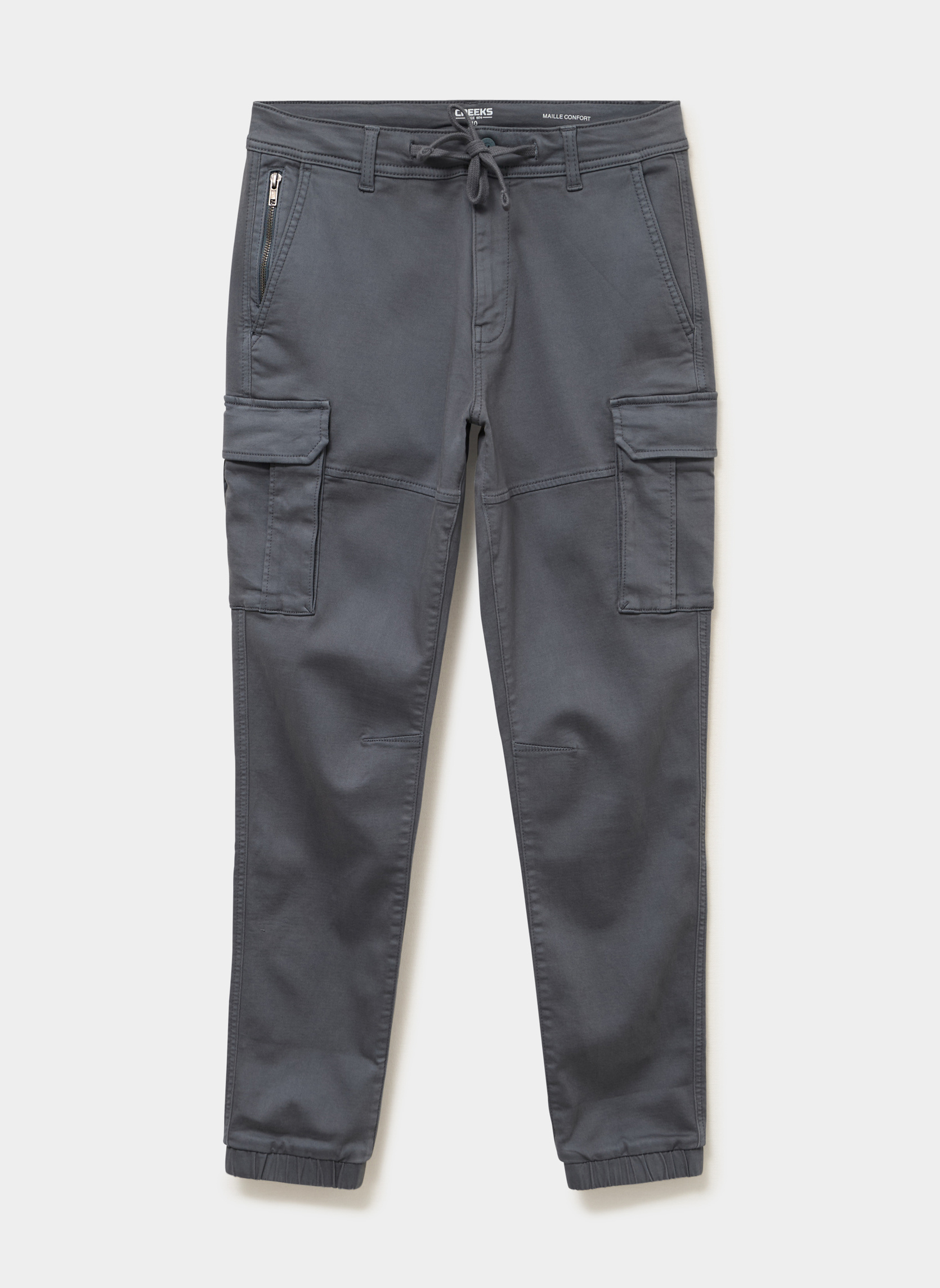 Pantalons droits Pantalon - CRE1_PARFAIT homme gris CREEKS Pantalons droits Pantalon - CRE1_PARFAIT homme gris Gris