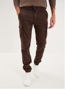 Pantalons droits CRE1_PARFAIT homme beige