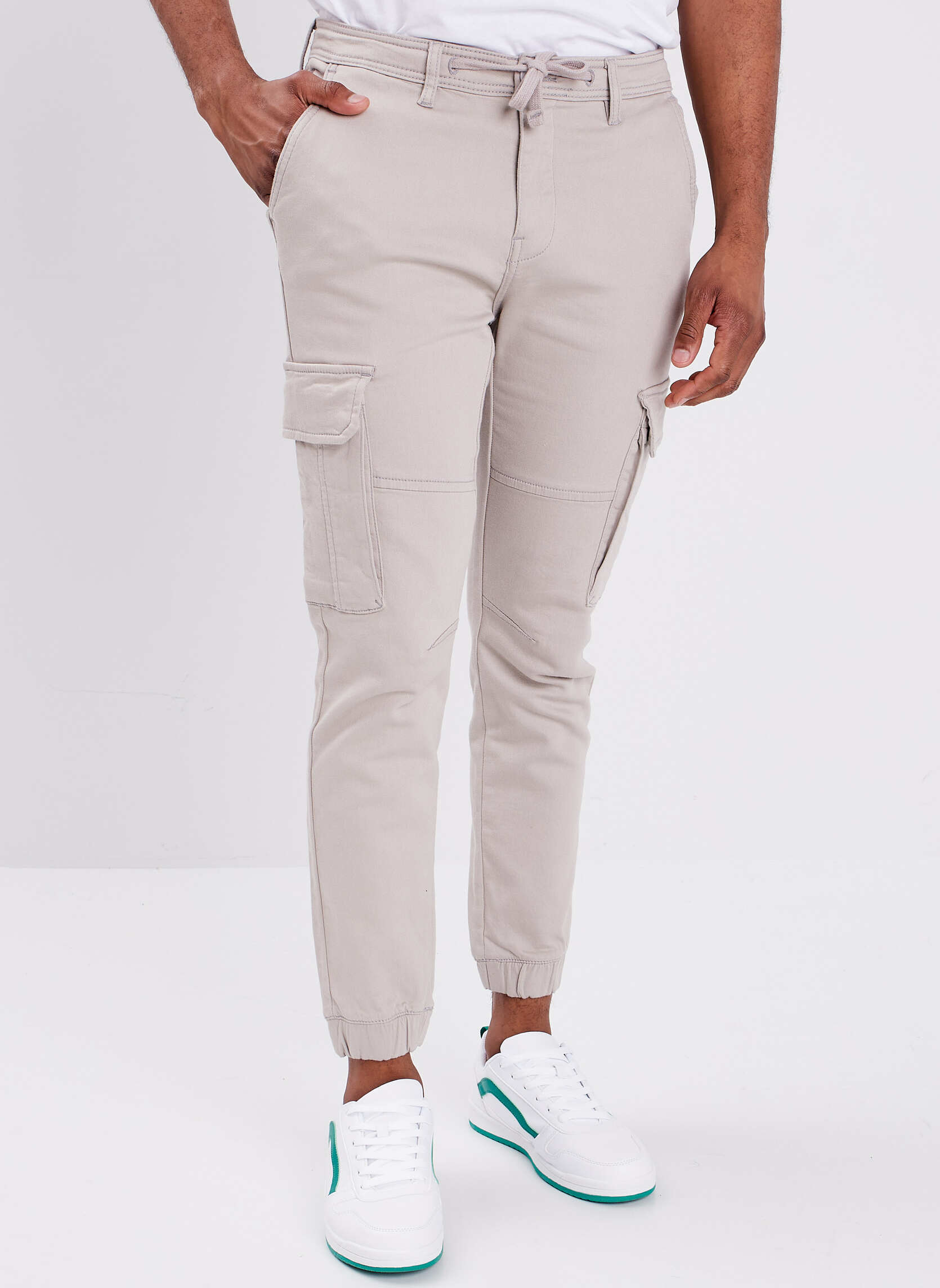 Pantalons droits CRE1_PARFAIT homme beige CREEKS Pantalons droits CRE1_PARFAIT homme beige Beige