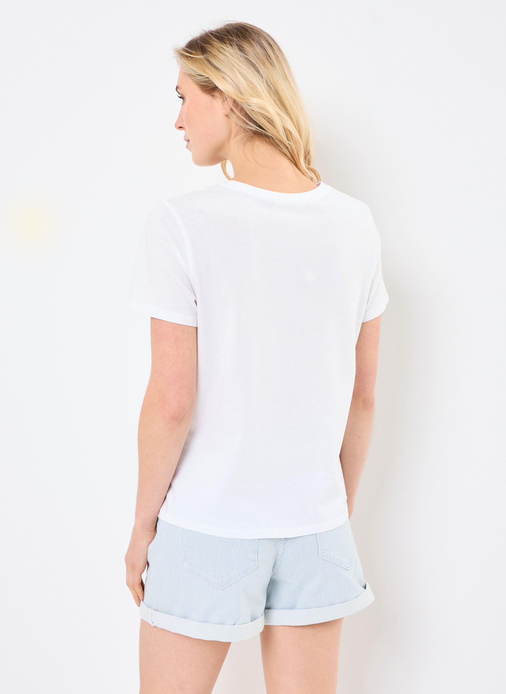 Tee-shirts manches courtes CARINE femme blanc Georgia Rose Tee-shirts manches courtes CARINE femme blanc BRIGHT WHITE