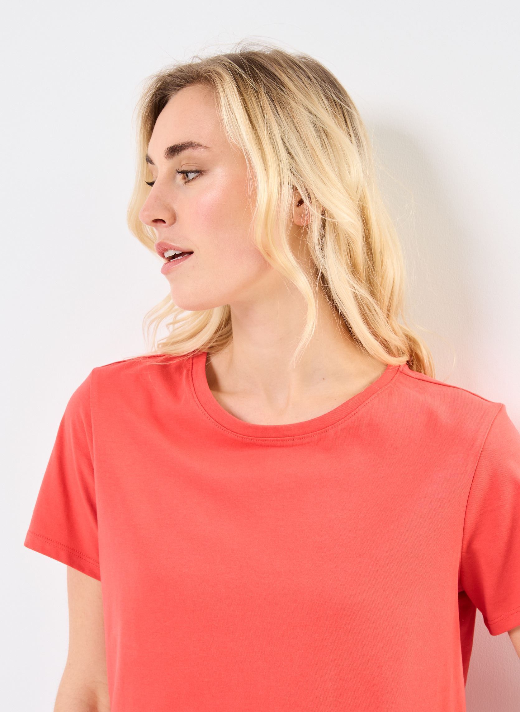 Tee-shirts manches courtes CARINE femme rouge Georgia Rose Tee-shirts manches courtes CARINE femme rouge POINSETTIA