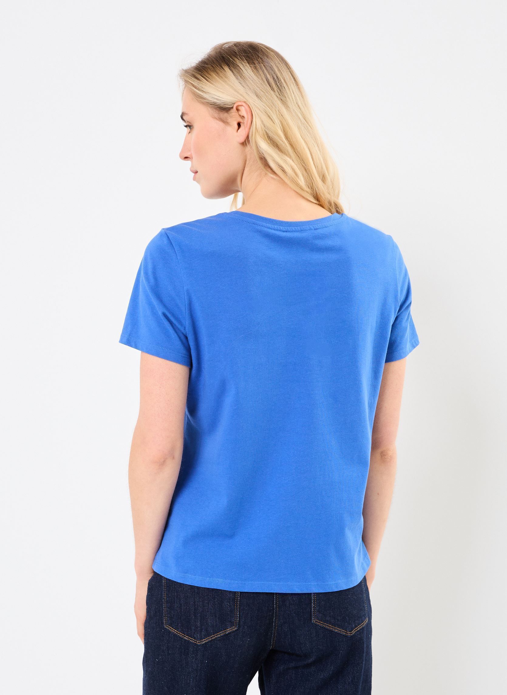 T-shirts met korte mouwen CARINE dames blauw Georgia Rose T-shirts met korte mouwen CARINE dames blauw BEAUCOUP BLUE