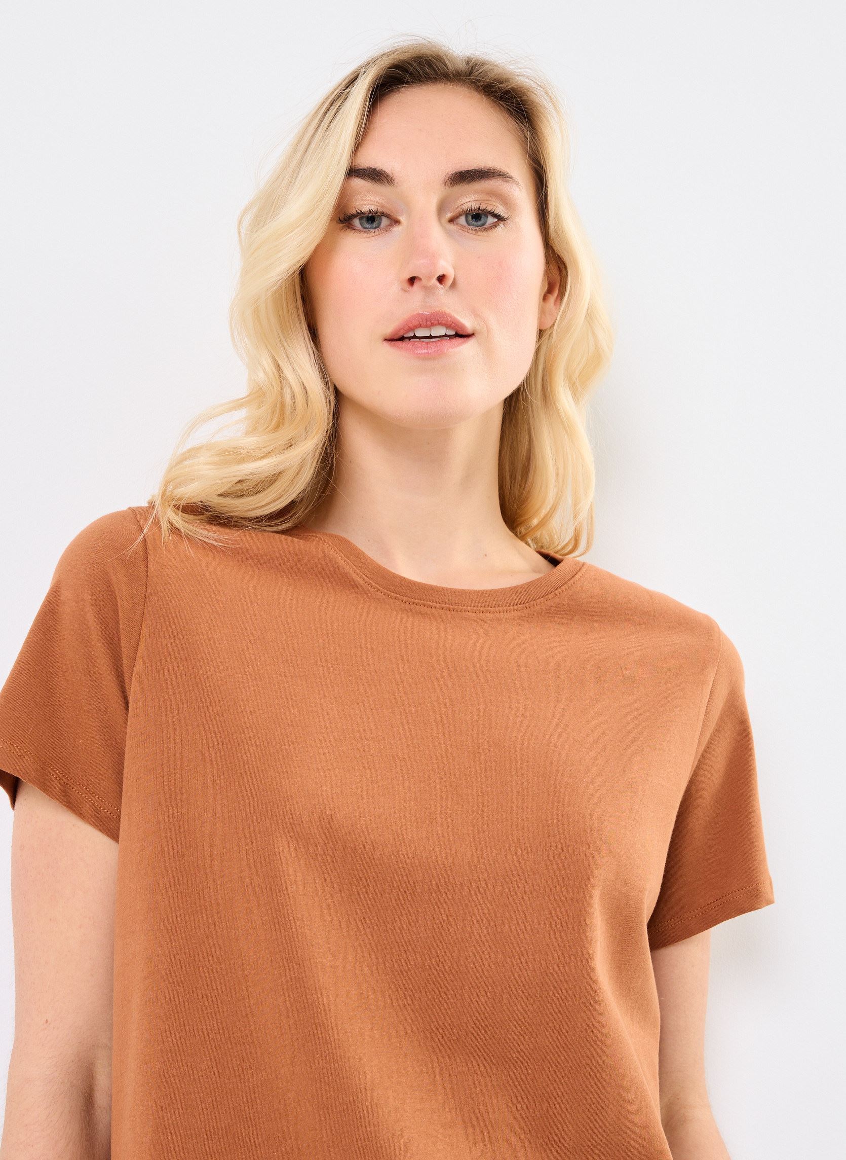 Kurzarm-T-Shirts CARINE damen braun Georgia Rose Kurzarm-T-Shirts CARINE damen braun MOCHA BISQUE