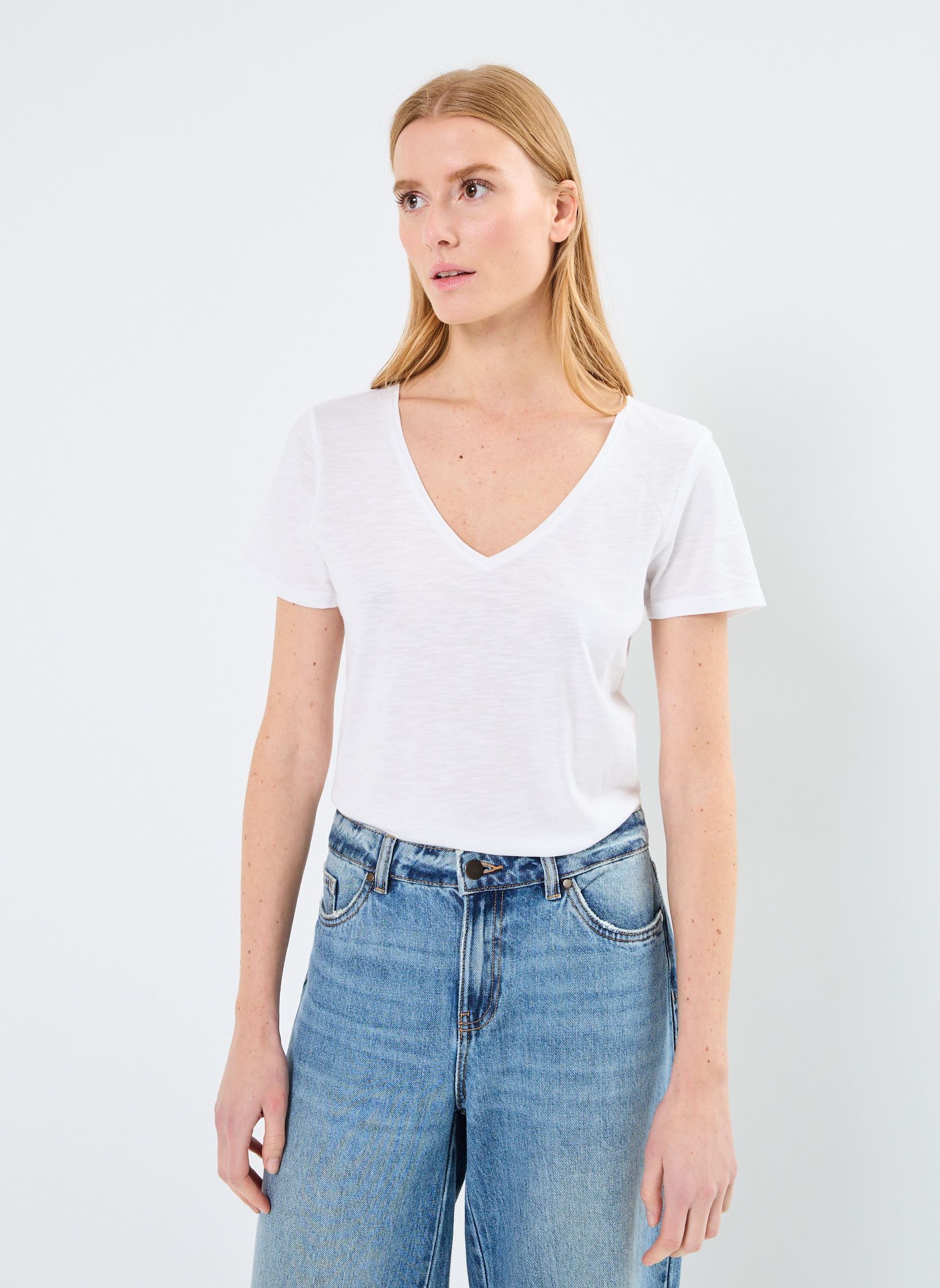 Tee-shirts manches courtes CONSTANCE femme blanc Georgia Rose Tee-shirts manches courtes CONSTANCE femme blanc BRIGHT WHITE