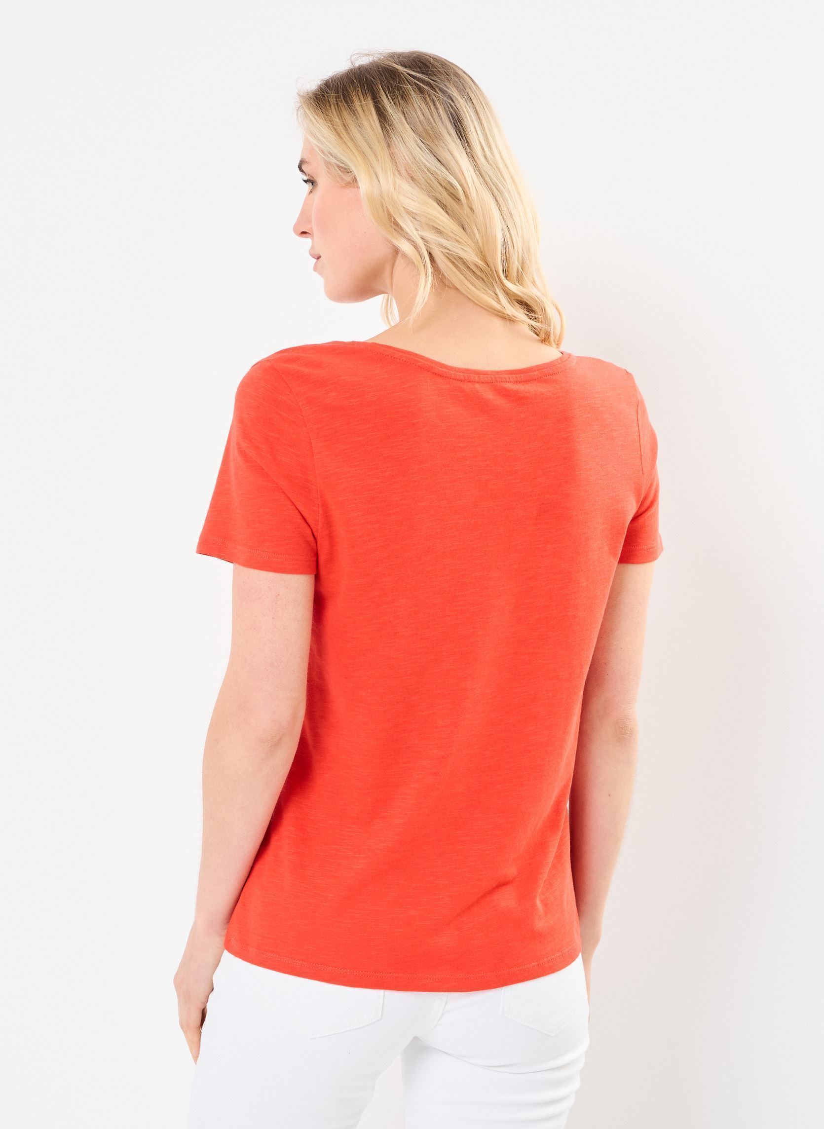 Kurzarm-T-Shirts CONSTANCE damen rot Georgia Rose Kurzarm-T-Shirts CONSTANCE damen rot FLAME SCARLET