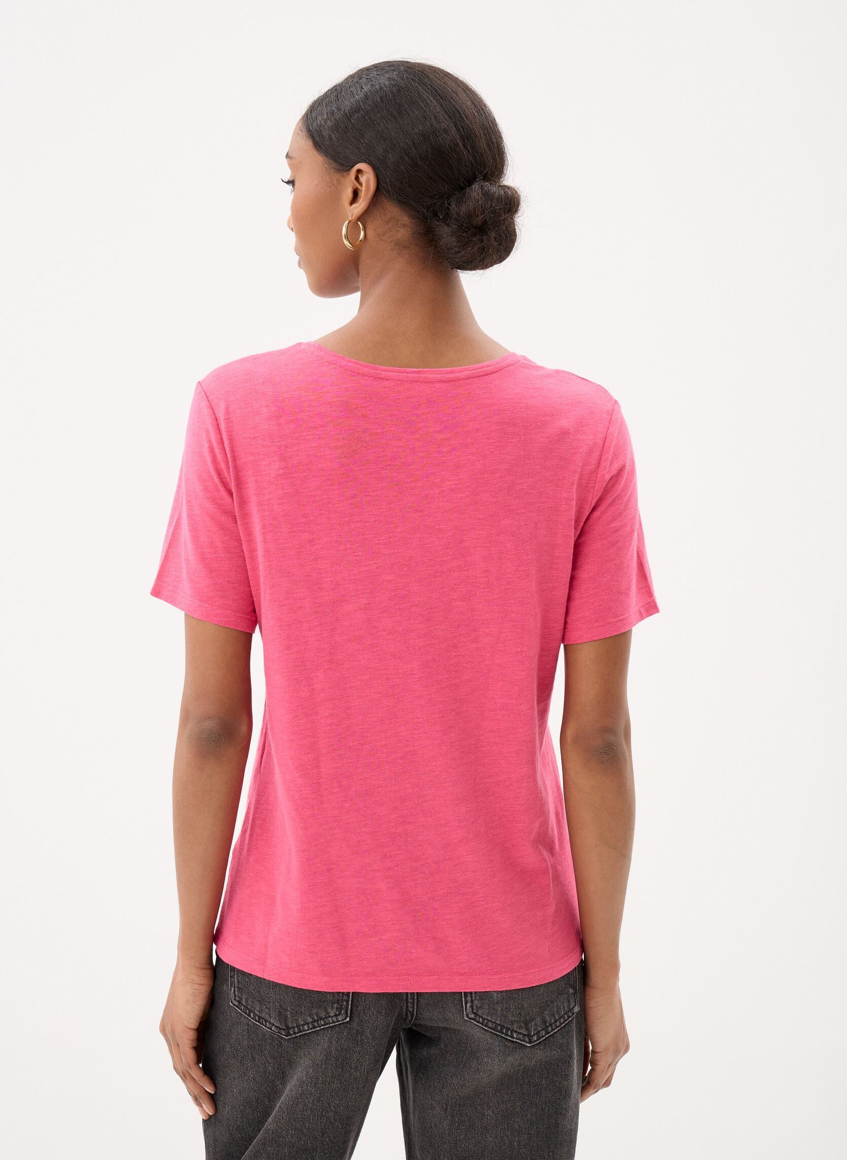 T-shirts met korte mouwen CONSTANCE dames rood Georgia Rose T-shirts met korte mouwen CONSTANCE dames rood CARMINE