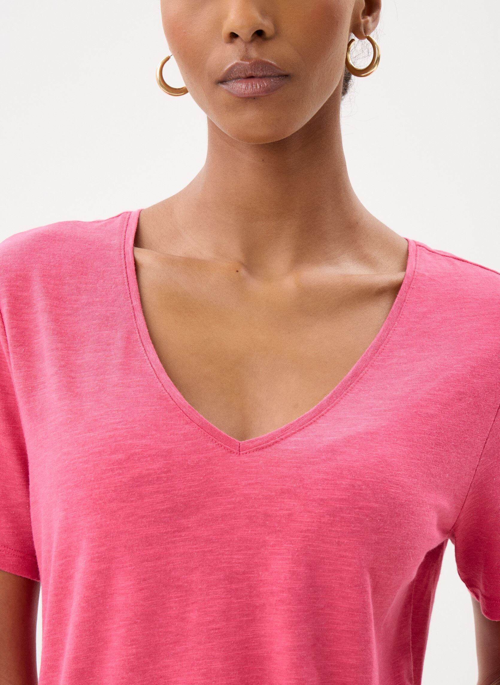T-shirts met korte mouwen CONSTANCE dames rood Georgia Rose T-shirts met korte mouwen CONSTANCE dames rood CARMINE