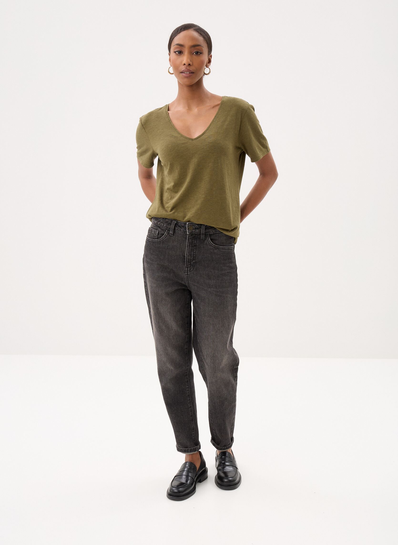 Kurzarm-T-Shirts CONSTANCE damen grün Georgia Rose Kurzarm-T-Shirts CONSTANCE damen grün DARK OLIVE