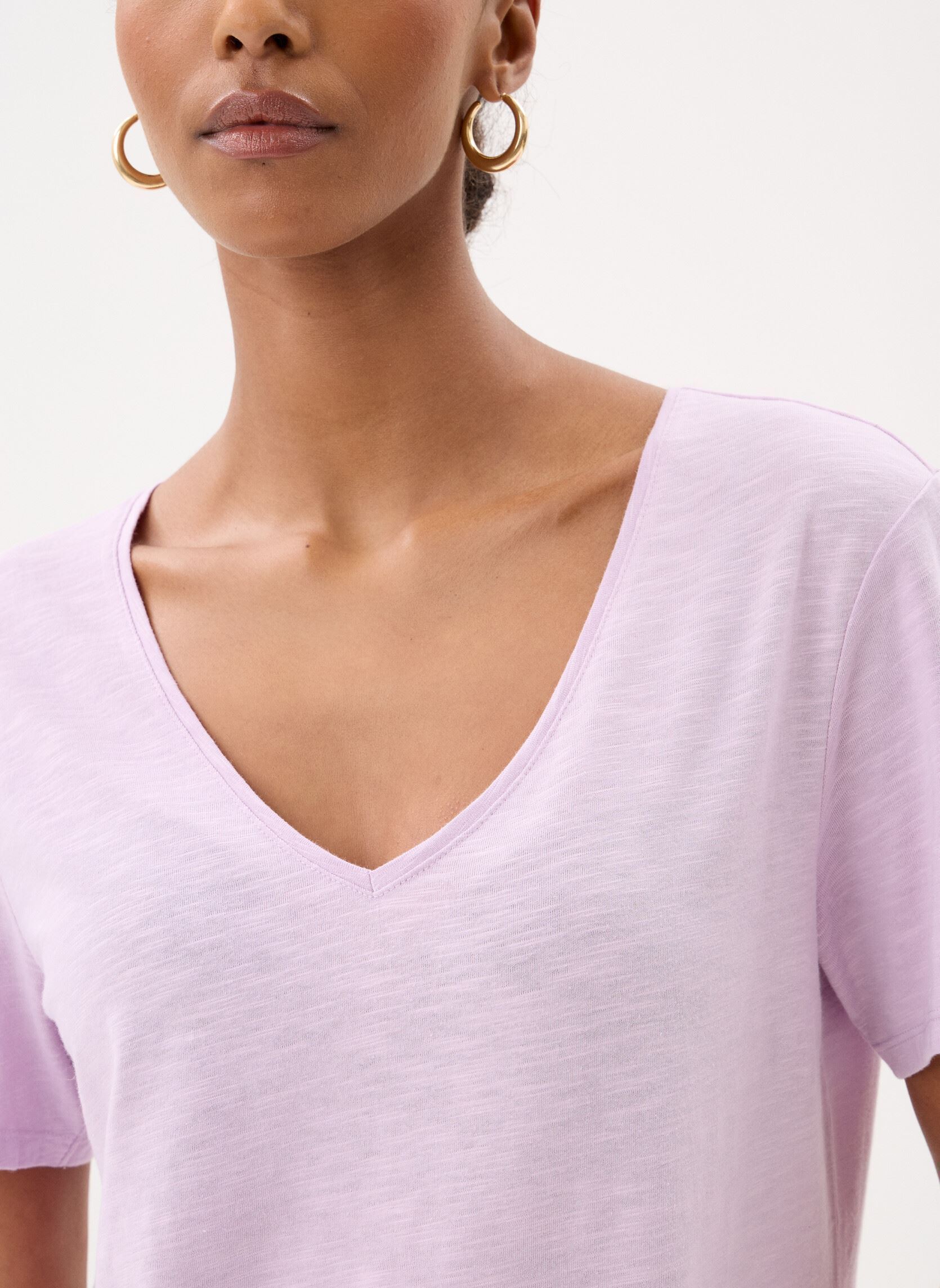 Kurzarm-T-Shirts CONSTANCE damen violett Georgia Rose Kurzarm-T-Shirts CONSTANCE damen violett FAIR ORCHID