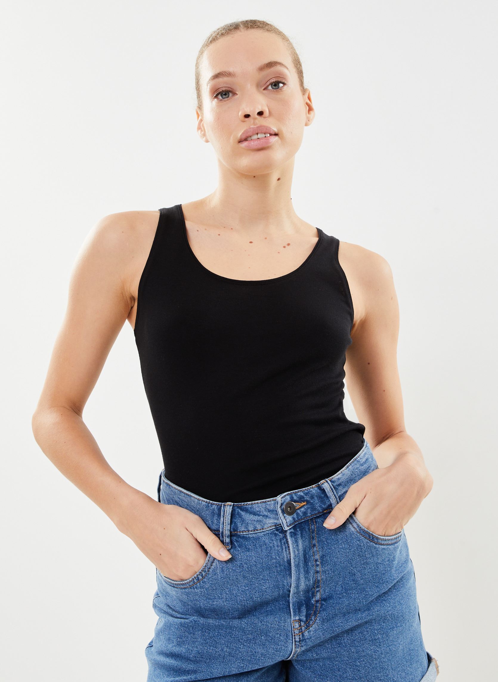 Débardeurs CIOTAT femme noir Georgia Rose Débardeurs CIOTAT femme noir JET BLACK