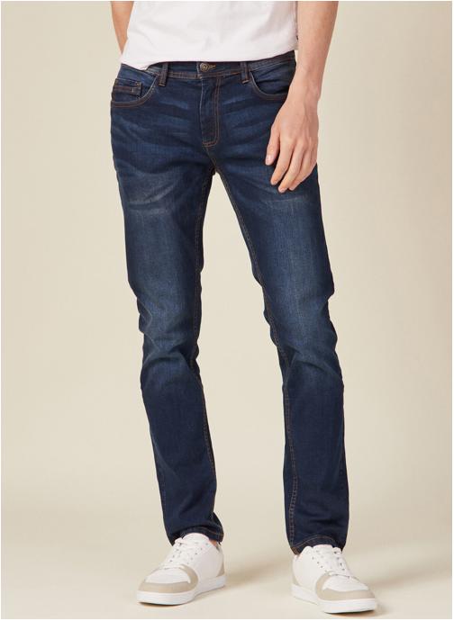 Bonobo Jeans droit Jeans slim - SADAO-RECY32 homme bleu