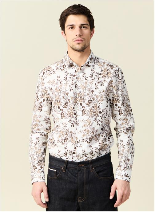 Bonobo Chemises ESSAOPREGFRH homme marron