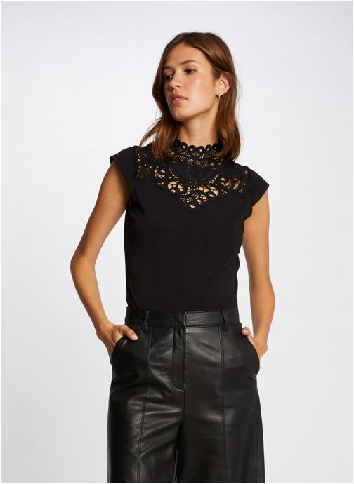 Morgan Tee-shirts 212-DITRA femme noir