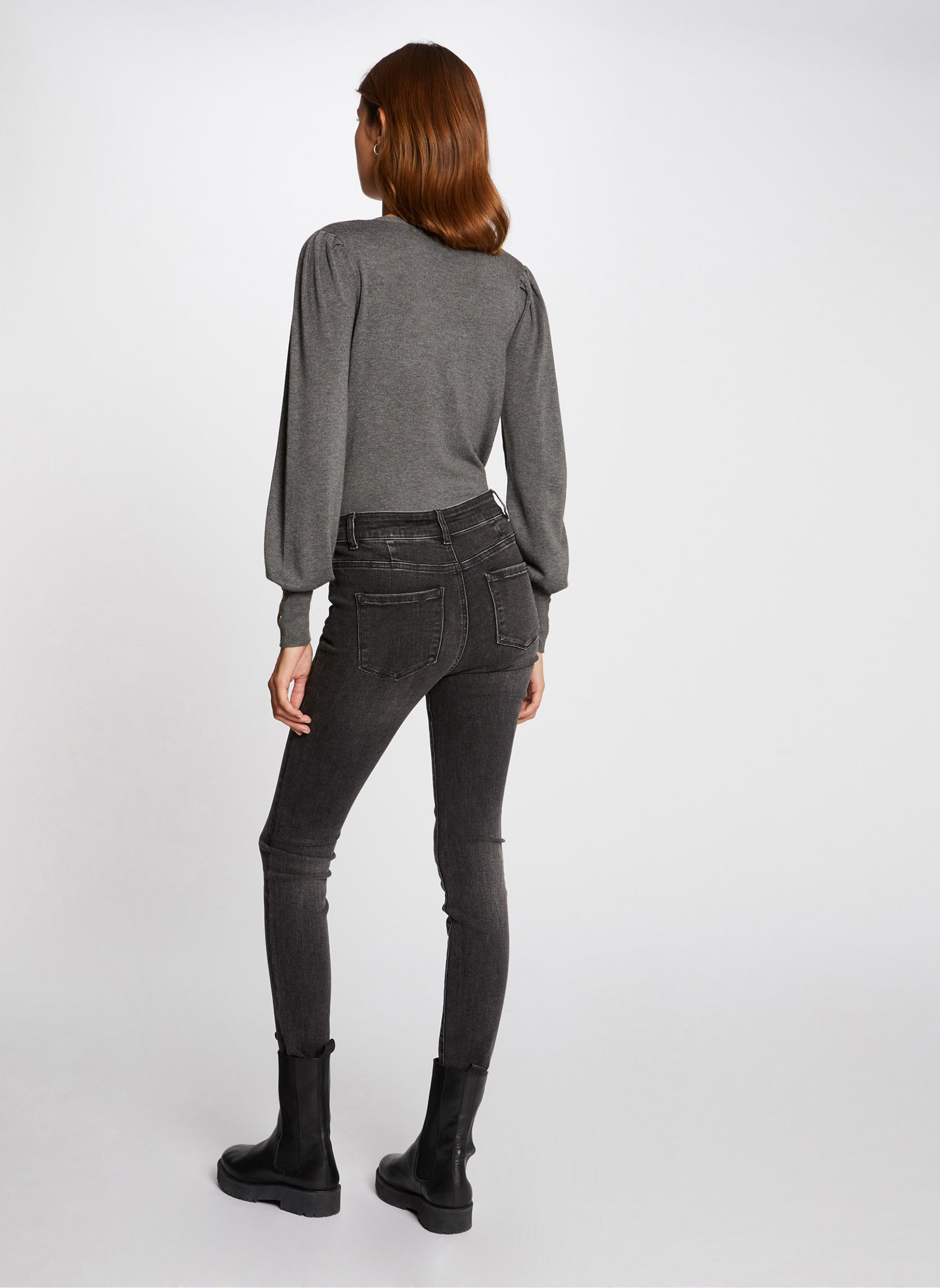 Pulls 212-MOTEUR femme gris Morgan Pulls 212-MOTEUR femme gris Gris